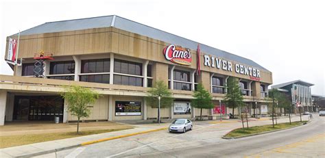 Cane's river center - The River Center is comprised of four main facilities: a 10,000-seat arena, a 100,000-square-foot exhibition hall, a ballroom and the 1,900-seat theater for performing arts. With this diverse offering, the River Center can host nearly any event, including concerts, conventions, sporting events, trade shows and theater productions.